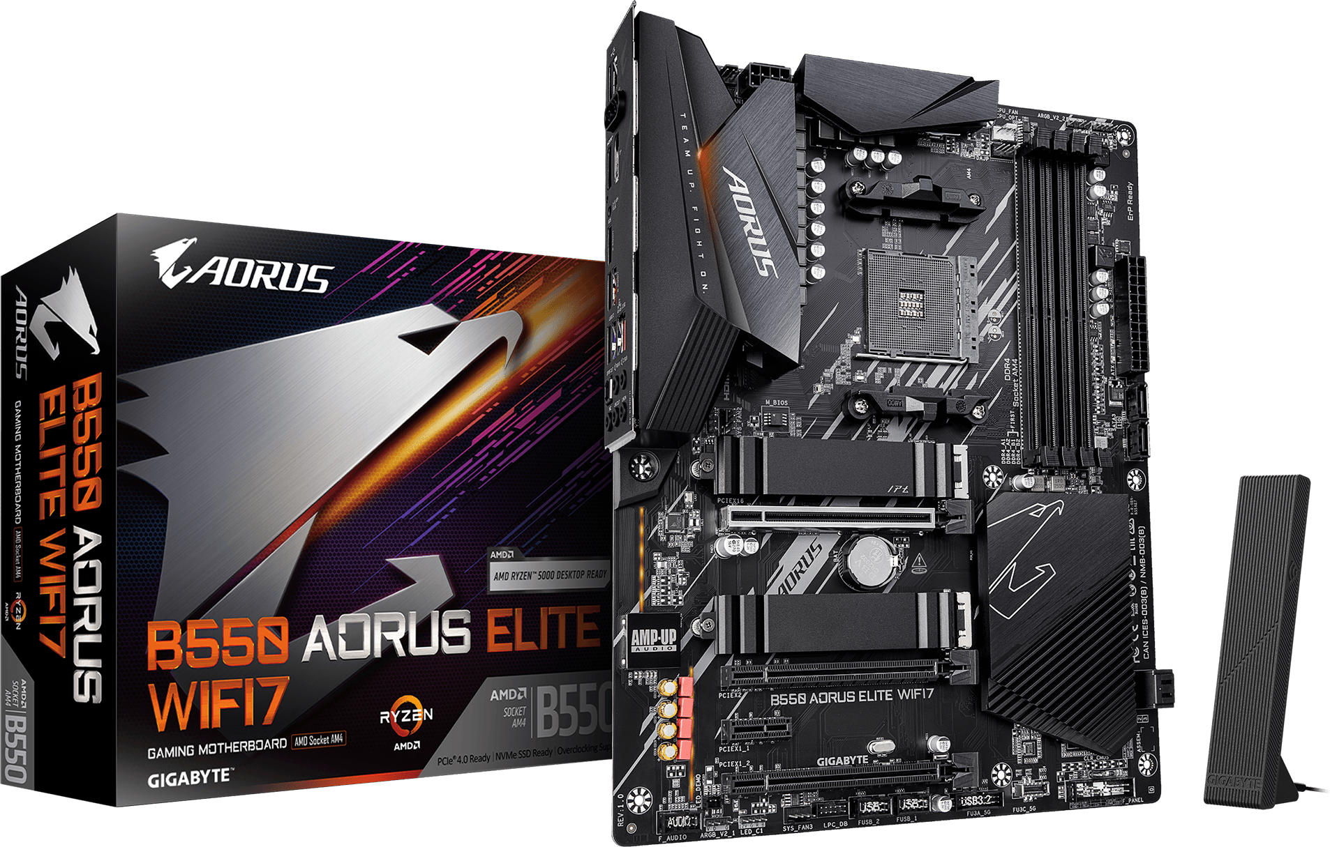 B550 AORUS ELITE — vista 2