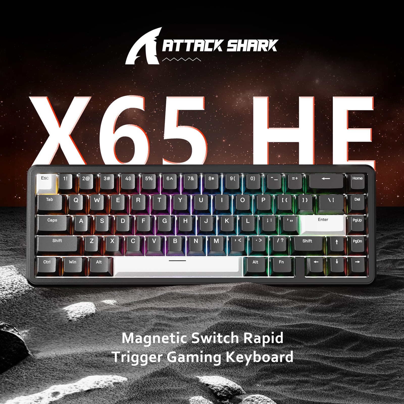 ATTACK SHARK X65HE — vista 3