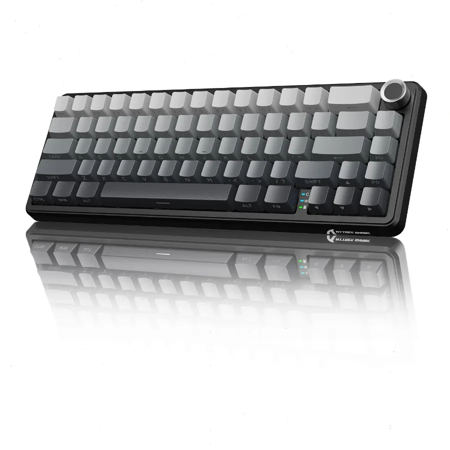 ATTACK SHARK X66 GRIS — vista 2
