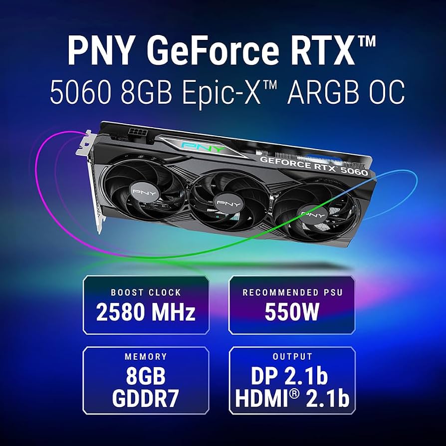 RTX 5060 PNY (USADO) — vista 3