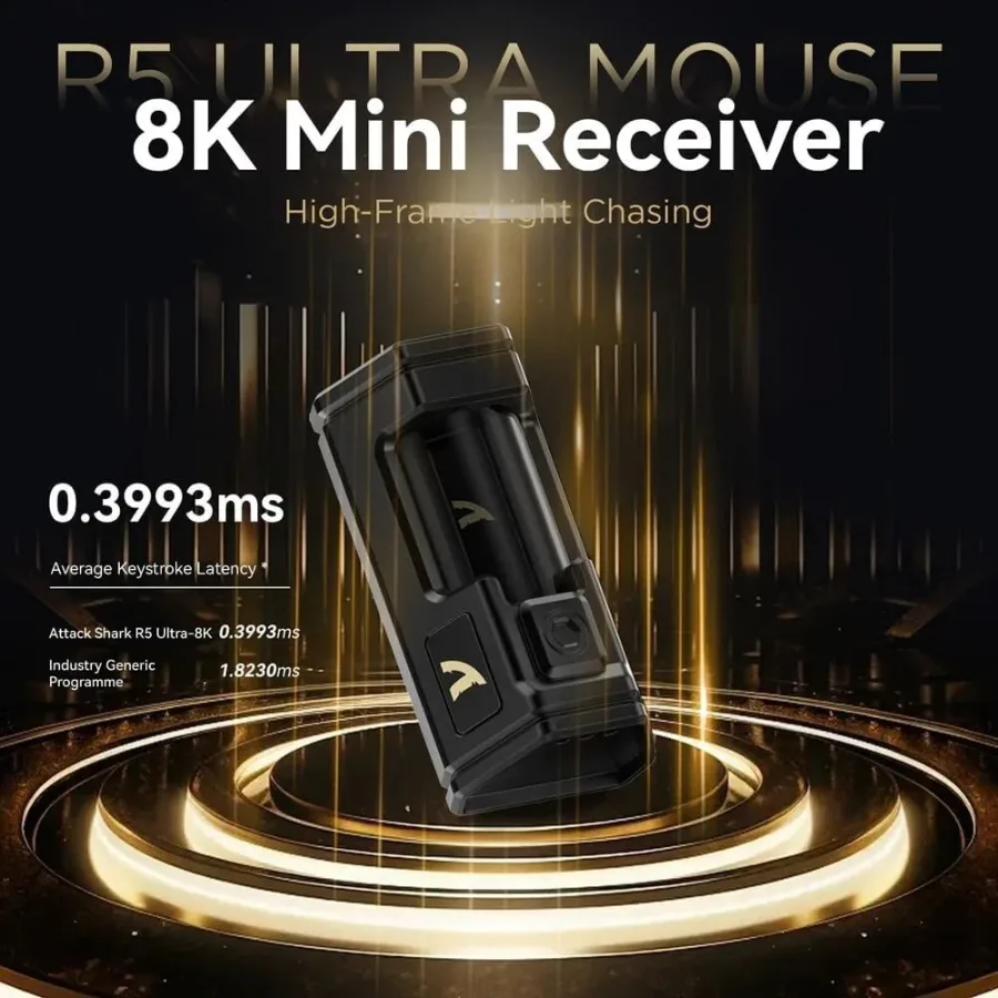 ATTACK SHARK R5 ULTRA — vista 3