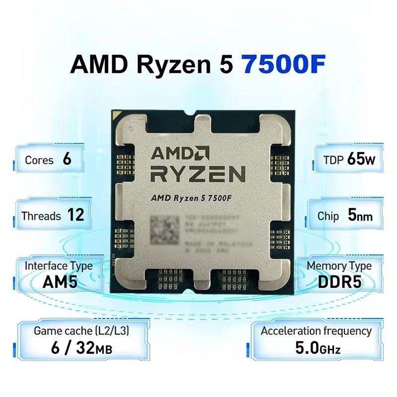 R5 7500F — vista 3