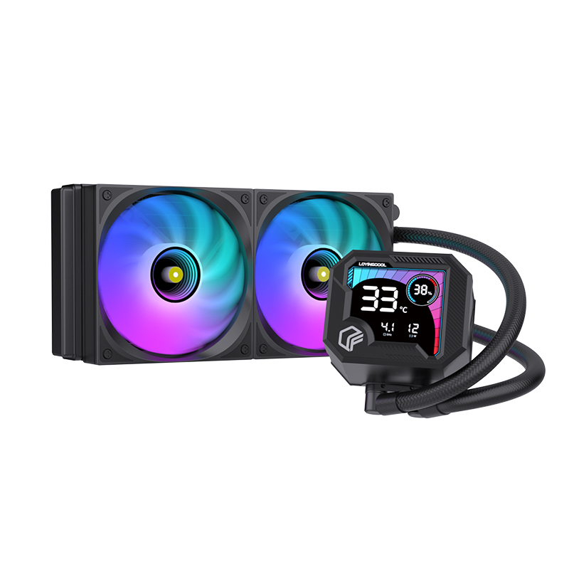 AIO 240MM LOVINGCOOL NEGRO — vista 3