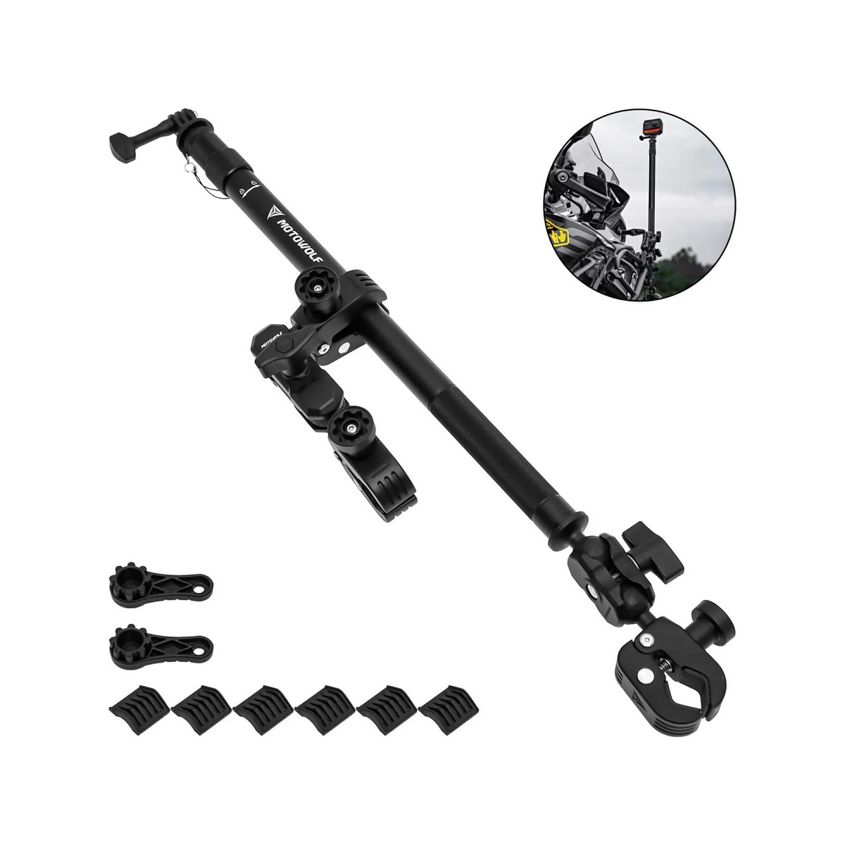 SOPORTE PARA CAMARA DE MOTO — vista 3