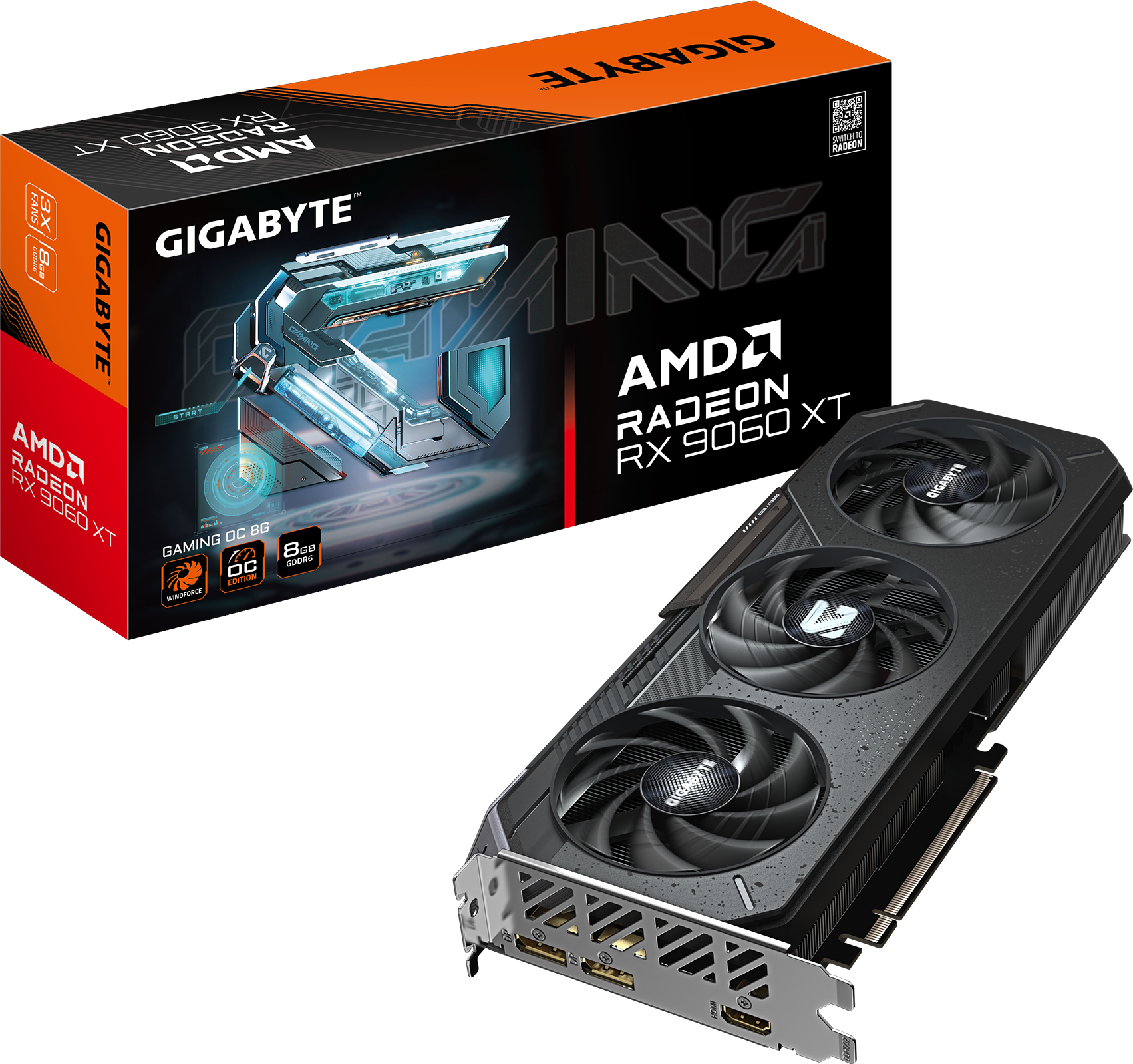 RX 9060XT 8GB GIGABYTE GAMING OC — vista 2