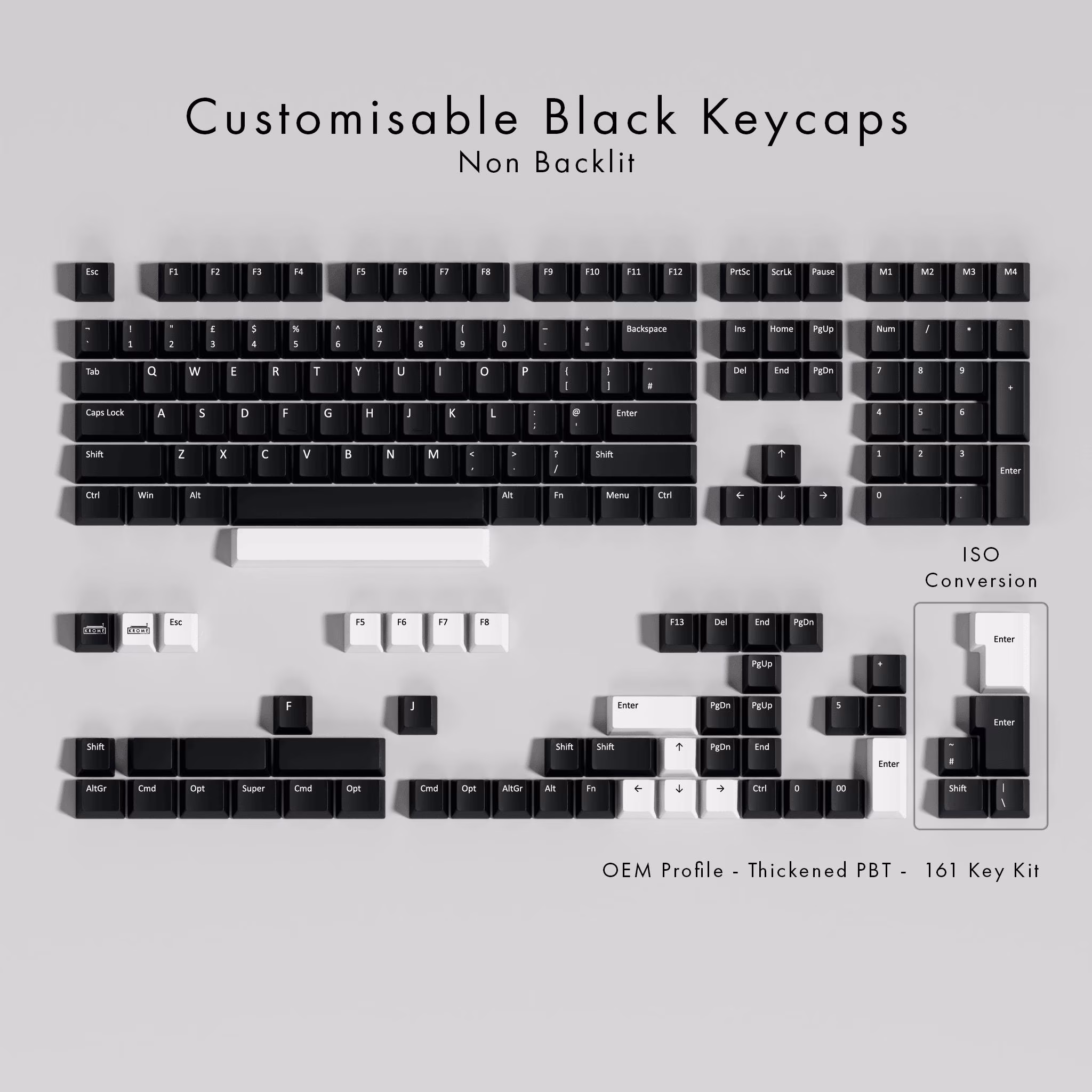 SKEYCAPS CERAMICO NEGRO — vista 2