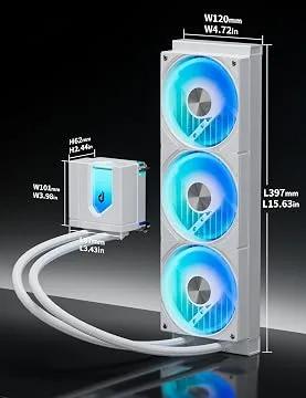 AIO UPHERE DUO VISION 360MM — vista 3