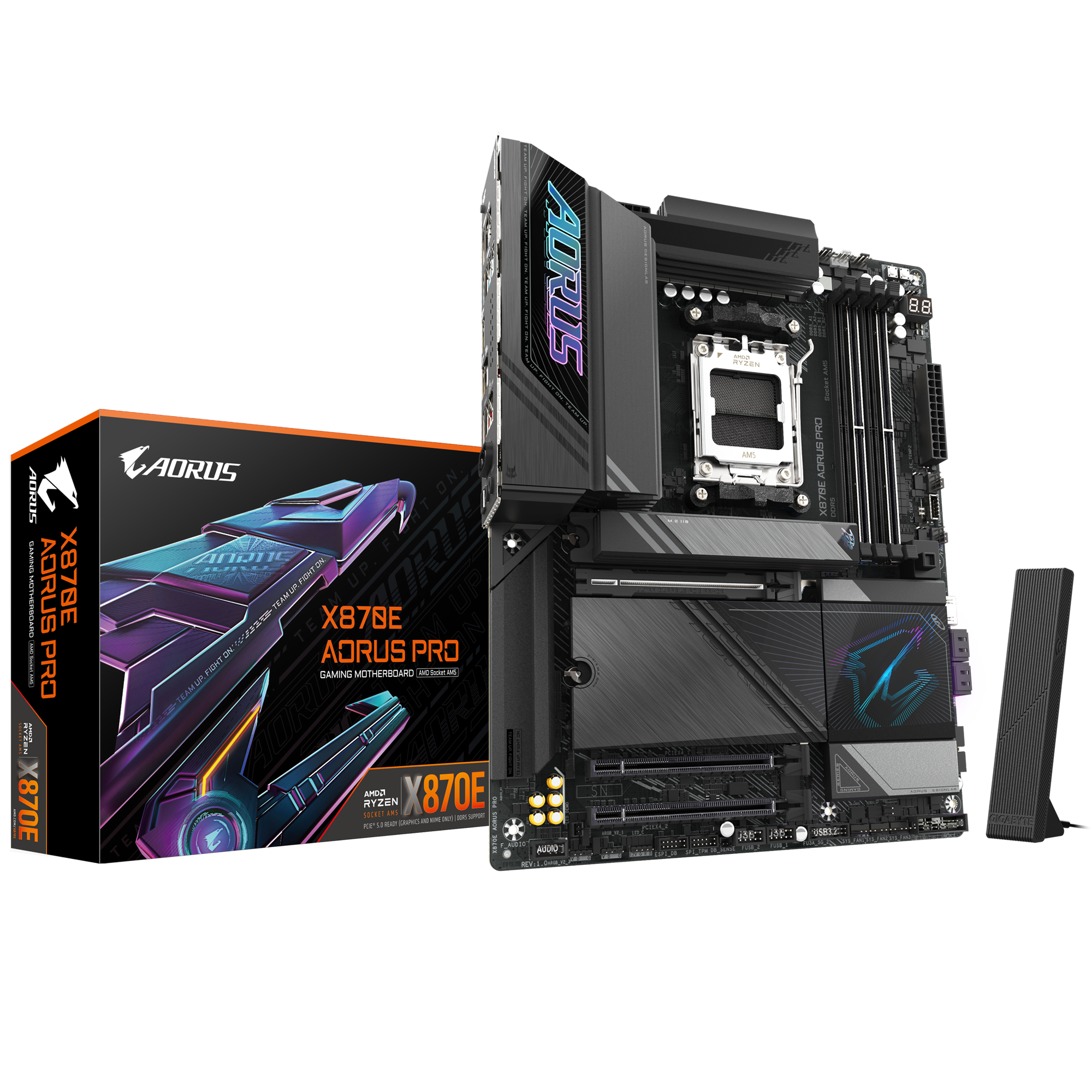 BOARD X870E AORUS PRO (USADO) — vista 2