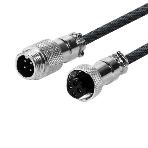 CABLE TECLADO TRENSADO ATTACK SHARK NEGRO — vista 3
