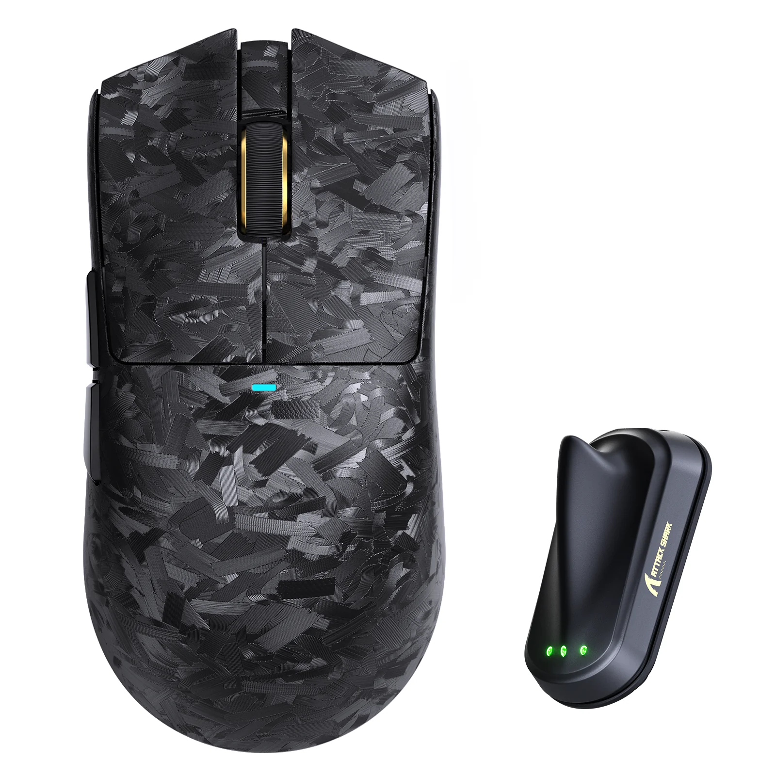 ATTACK SHARK X11 NEGRO — vista 2