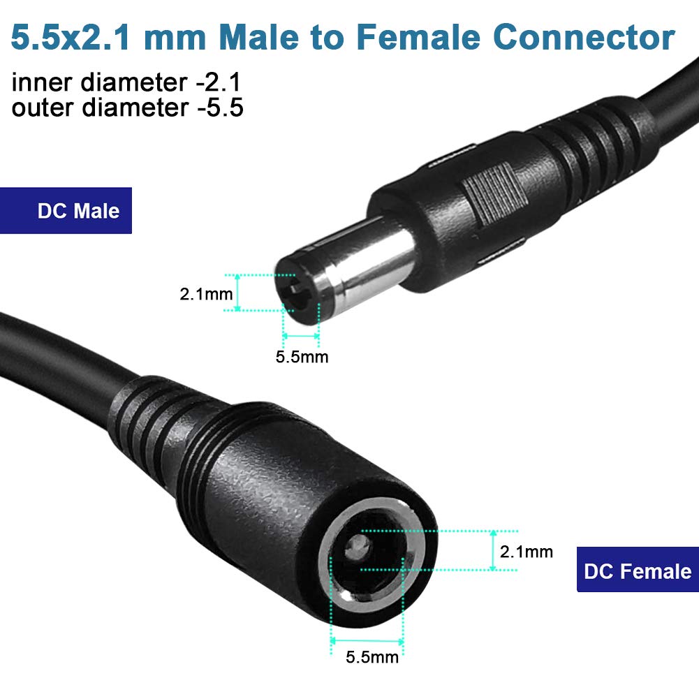 CABLE EXTENSOR X5 NEGRO — vista 3