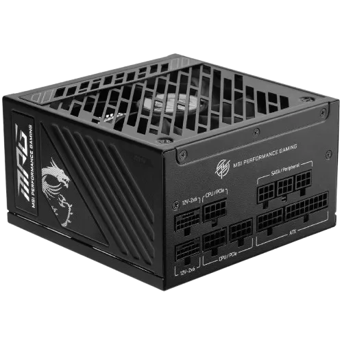 MSI 850W 80 PLUS ORO ATX 3.1 PCIE 5.1 MAG — vista 2